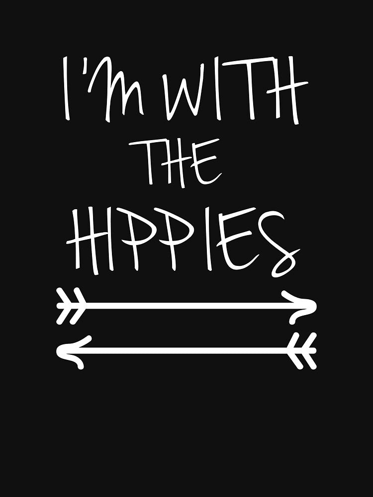 Im I Am With the Hippies BohoBohemian Childrens T Shirt by shoutoutshirtco Hoodie, Sweatshirt | BlankRebels.com (Image 3)