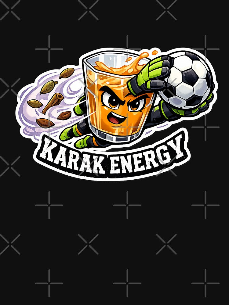 Spiced Energy Goalkeeper Cartoon Illustration by RDcollections