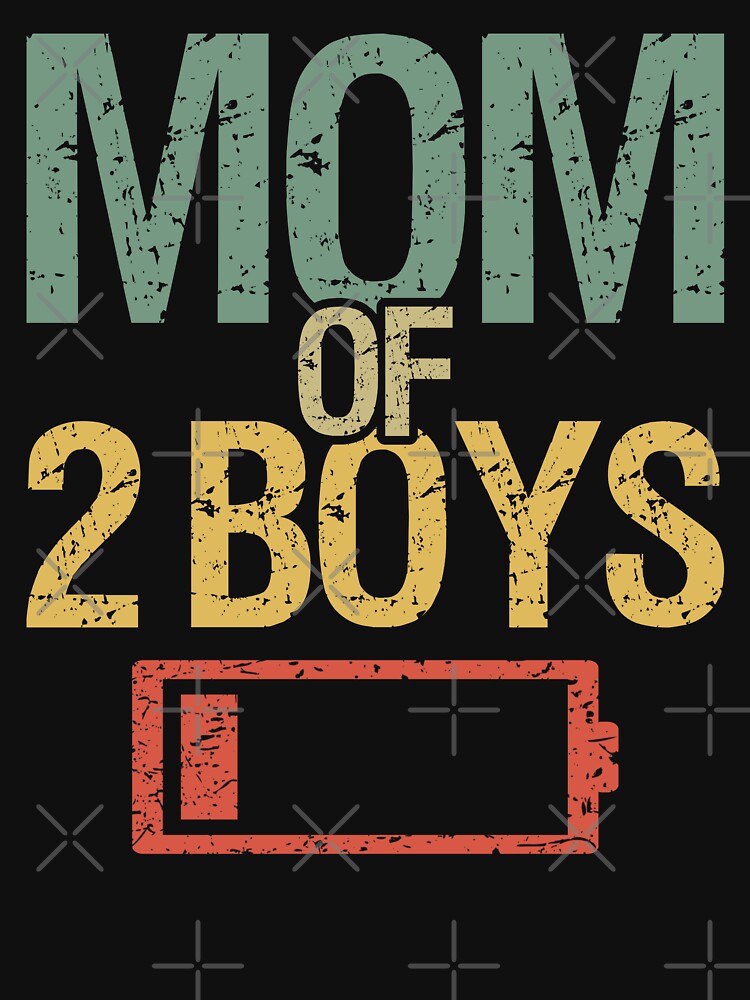 Tired Mom Of 2 Boys I by Lemon Pepper T-Shirts, Hoodie, Sweatshirt | BlankRebels.com (Image 3)