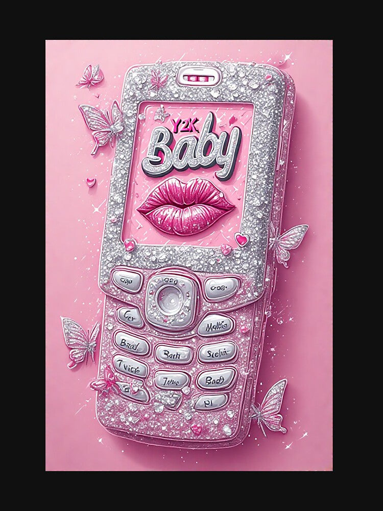 Y2K Baby – Bling, Gloss & Flip Phone Vibes by Mark Mentzer T-Shirts, Hoodie, Sweatshirt | BlankRebels.com (Image 3)