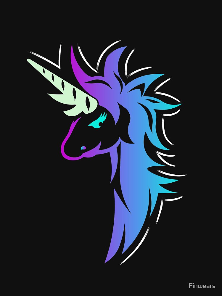 Metallic Unicorn by Finwears T-Shirts, Hoodie, Sweatshirt | BlankRebels.com (Image 3)