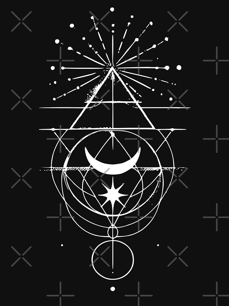 Minimalist Lunar Star Constellation by MajeStreet T-Shirts, Hoodie, Sweatshirt | BlankRebels.com (Image 3)