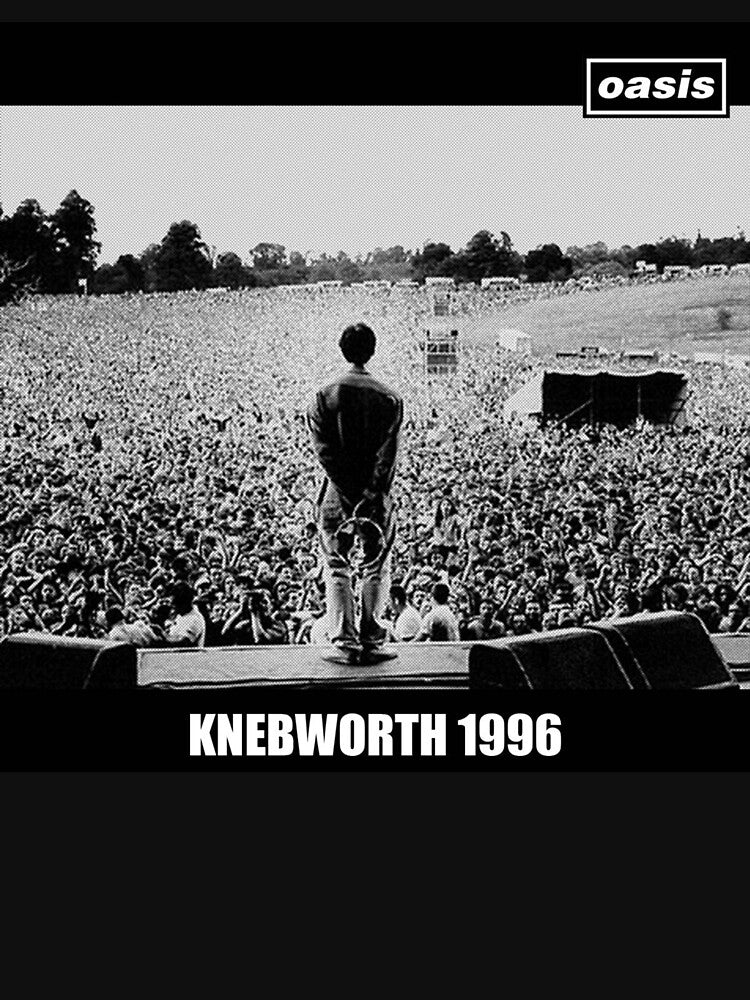 Knebworth 1996 Concert O A S I S Black And White by kelmon h T-Shirts, Hoodie, Sweatshirt | BlankRebels.com (Image 3)