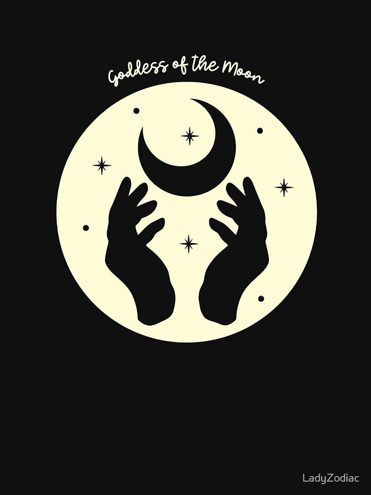 Goddess of the Moon by LadyZodiac T-Shirts, Hoodie, Sweatshirt | BlankRebels.com (Image 3)