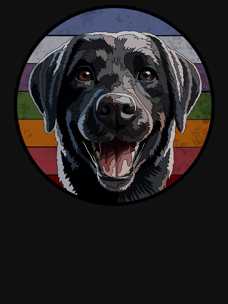 Vintage Black Labrador by Just-Arts-4U T-Shirts, Hoodie, Sweatshirt | BlankRebels.com (Image 3)