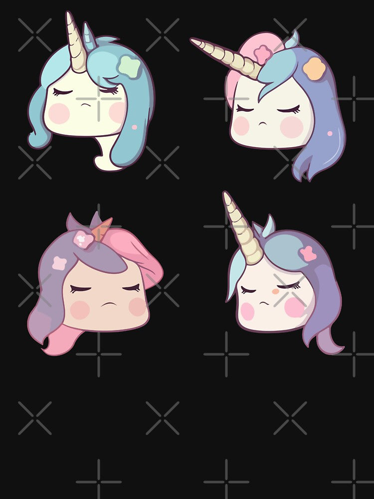 Kawaii Unicorn Sticker Pack by StickerWorlds T-Shirts, Hoodie, Sweatshirt | BlankRebels.com (Image 3)