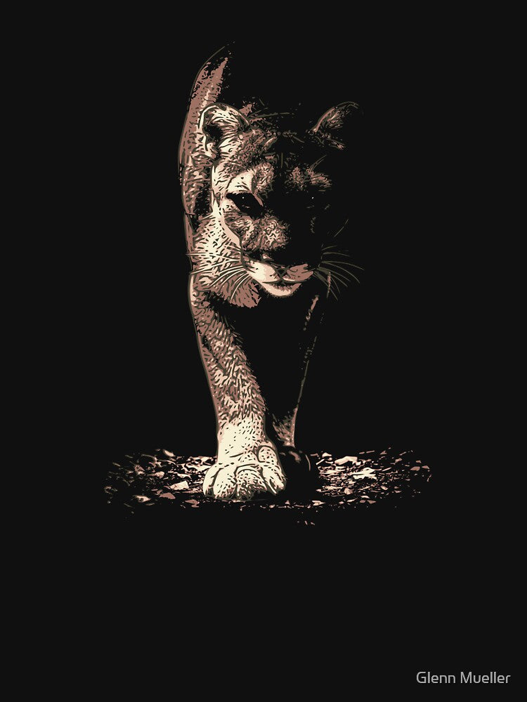 Prowling Cougar by Glenn Mueller