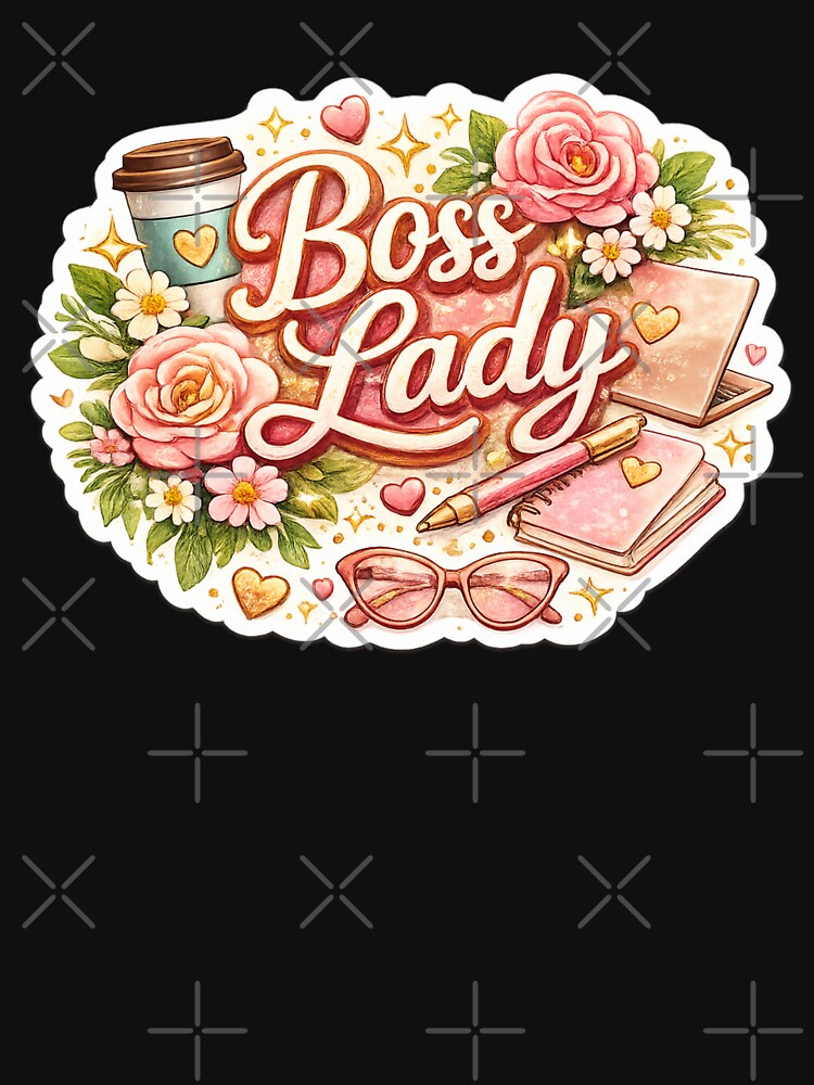 Boss Lady by TessAdventures T-Shirts, Hoodie, Sweatshirt | BlankRebels.com (Image 3)