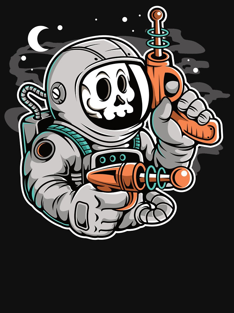 Astronaut Flare Gun - Funny Outer Space Lovers by Desteroids T-Shirts, Hoodie, Sweatshirt | BlankRebels.com (Image 3)