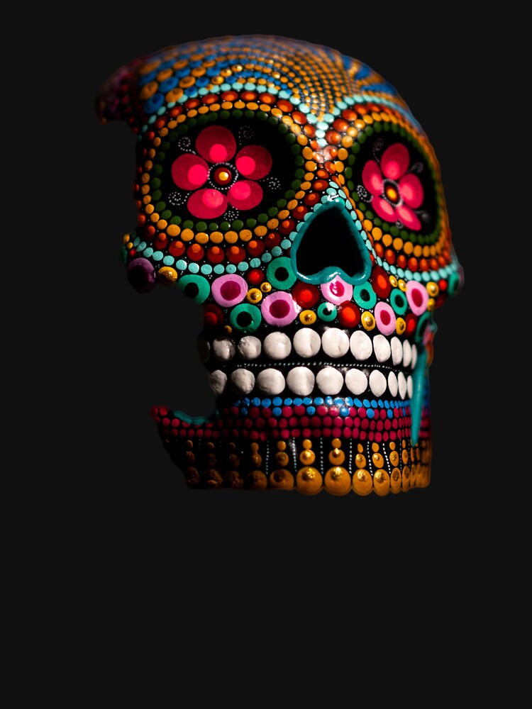 Skull Dia de Los Muertos by Tangram 's T-Shirts, Hoodie, Sweatshirt | BlankRebels.com (Image 3)