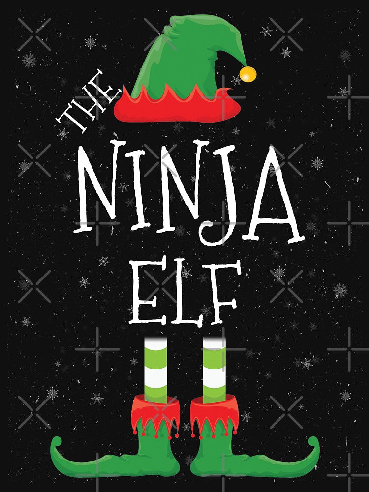 Ninja Elf Family Matching Christmas Group Funny Gift by DavisHasari T-Shirts, Hoodie, Sweatshirt | BlankRebels.com (Image 3)