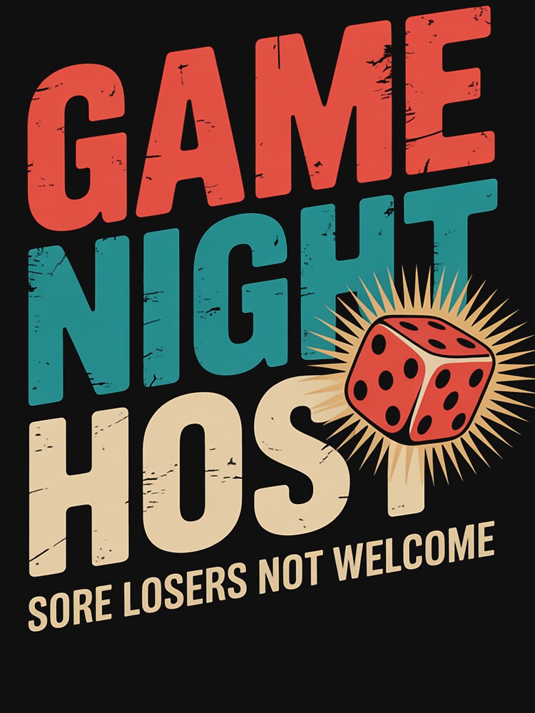 Game Night Host I Board Game Night by Elenasriveras T-Shirts, Hoodie, Sweatshirt | BlankRebels.com (Image 3)