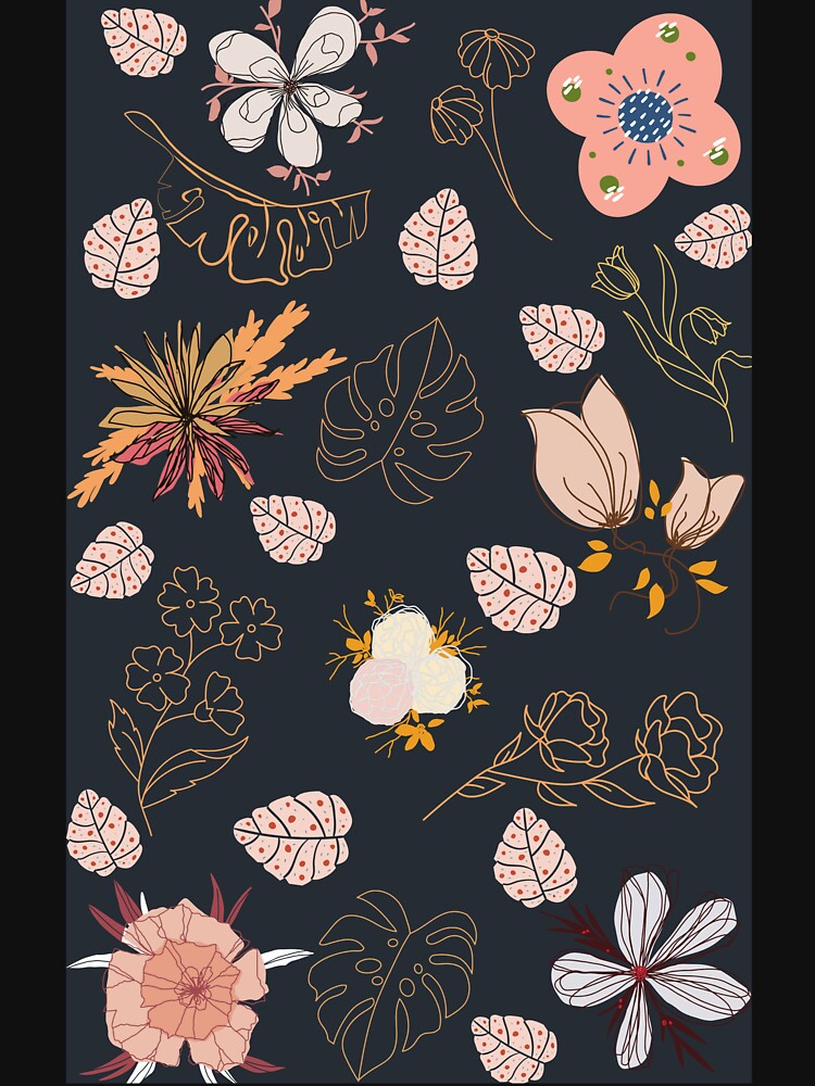 Flower Explosion Black by FMJ1 T-Shirts, Hoodie, Sweatshirt | BlankRebels.com (Image 3)