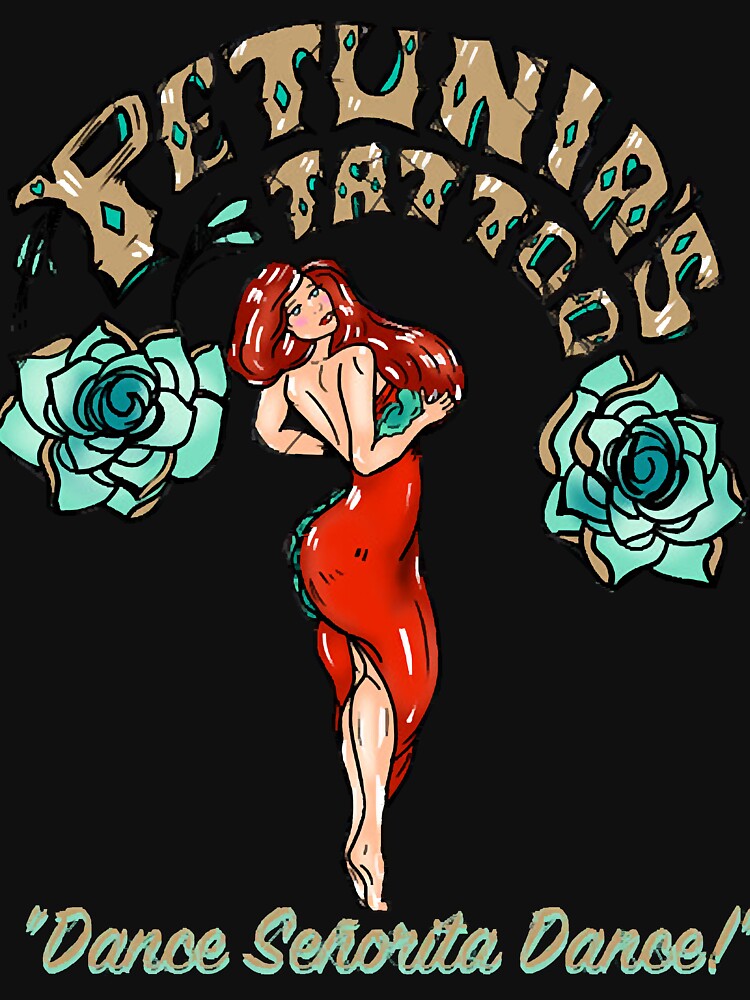 Petunias Tattoo by ughtLucus T-Shirts, Hoodie, Sweatshirt | BlankRebels.com (Image 3)