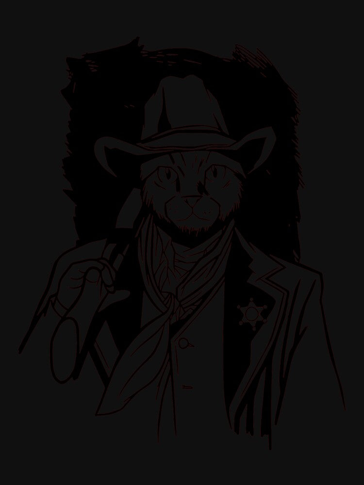 cowboy cat by pirminio T-Shirts, Hoodie, Sweatshirt | BlankRebels.com (Image 3)