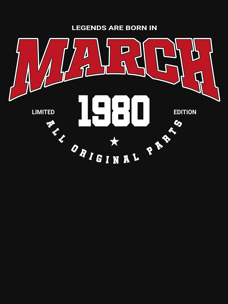 March legends 1980 by HB Shirts Hoodie, Sweatshirt | BlankRebels.com (Image 3)