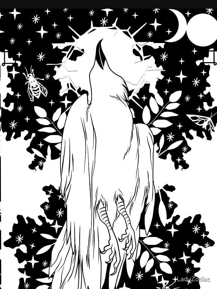 White Raven Rising by LadyZodiac T-Shirts, Hoodie, Sweatshirt | BlankRebels.com (Image 3)