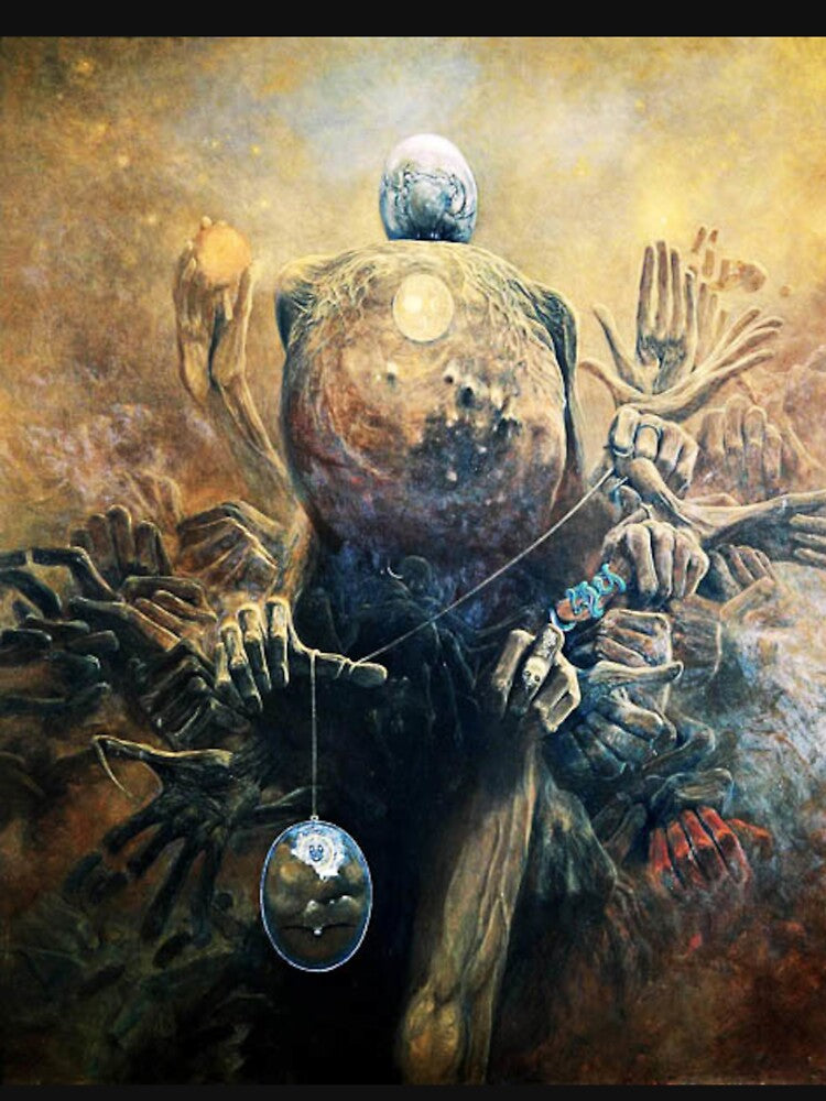 Untitled, by Zdzisław Beksiński by JustContemplate T-Shirts, Hoodie, Sweatshirt | BlankRebels.com (Image 3)