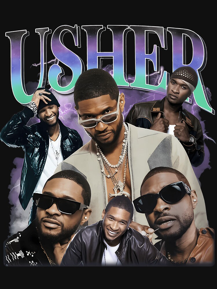 Usher Rap Retro by ThongsaiThongsa T-Shirts, Hoodie, Sweatshirt | BlankRebels.com (Image 3)