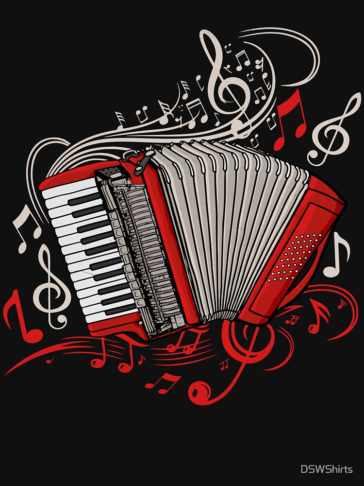 Accordion Player Gift Men Folk Music Accordion by DSWShirts T-Shirts, Hoodie, Sweatshirt | BlankRebels.com (Image 3)