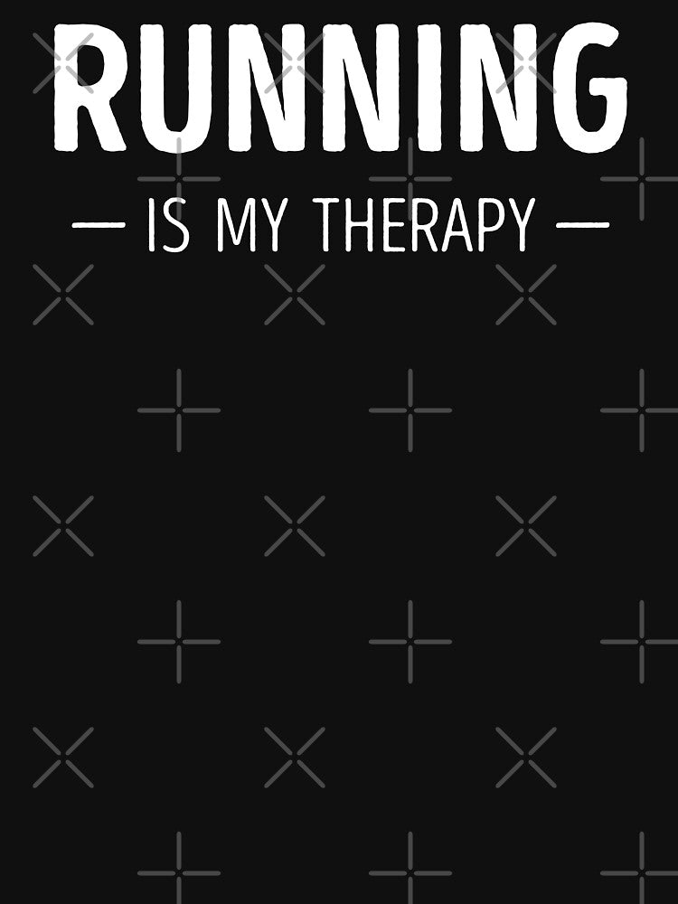Running Is My Therapy Funny Running Lover by RareBunny T-Shirts, Hoodie, Sweatshirt | BlankRebels.com (Image 3)