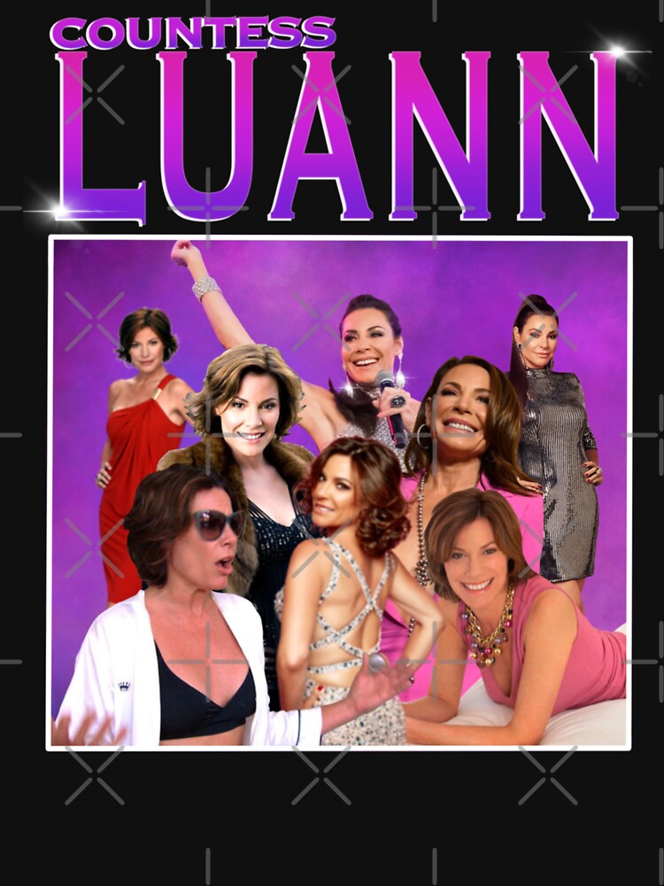 Countess Luann - Retro Design by ConanDoodles T-Shirts, Hoodie, Sweatshirt | BlankRebels.com (Image 3)