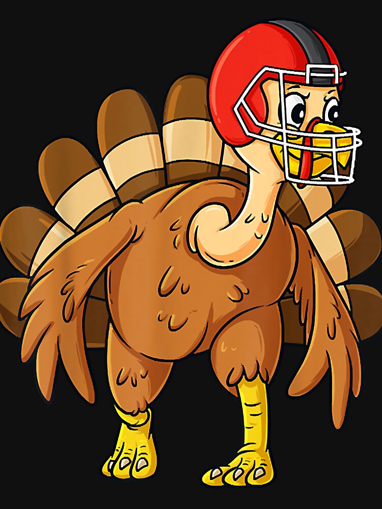 Thanksgiving Turkey Defensive End Football by ePeraleza T-Shirts, Hoodie, Sweatshirt | BlankRebels.com (Image 3)
