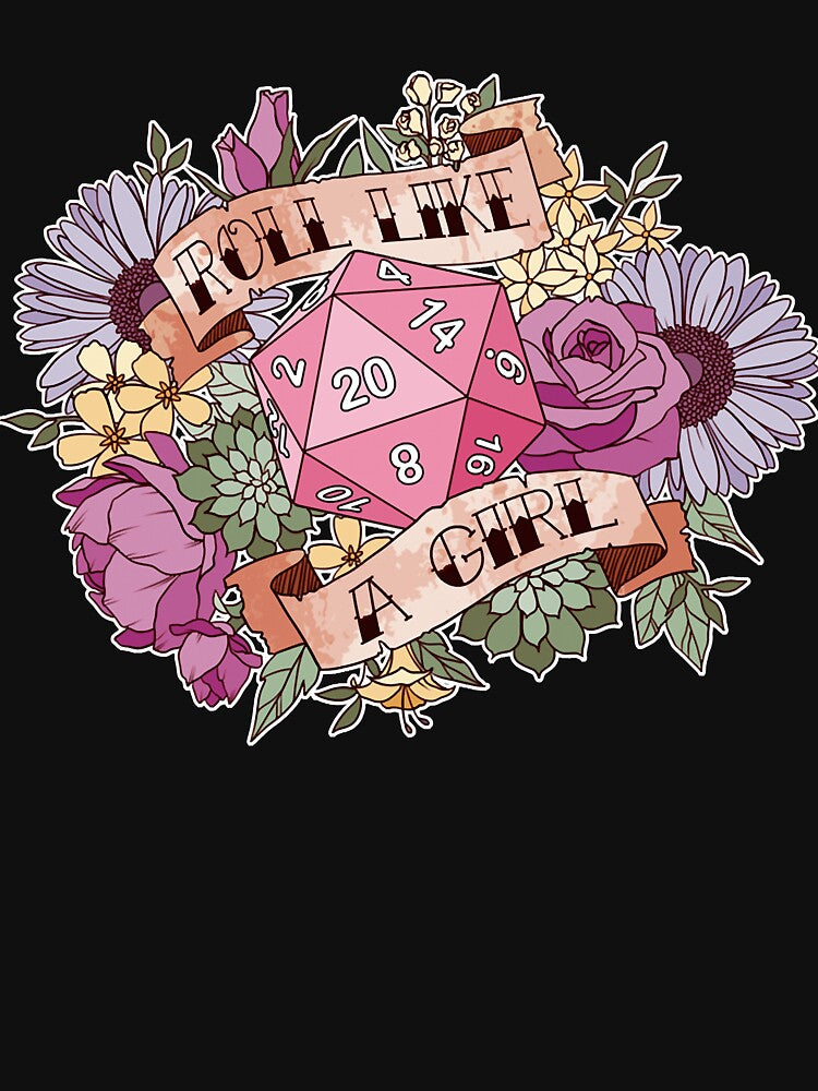 Roll Like a Girl by Melajotu782 T-Shirts, Hoodie, Sweatshirt | BlankRebels.com (Image 3)