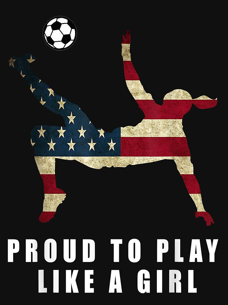 US. Women Soccer Team Player Fan Shirt Proud To Play by Vignette2323