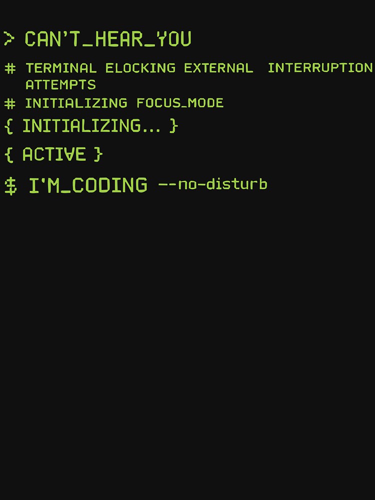 I’m Coding Focus Mode by coracssnpt T-Shirts, Hoodie, Sweatshirt | BlankRebels.com (Image 3)