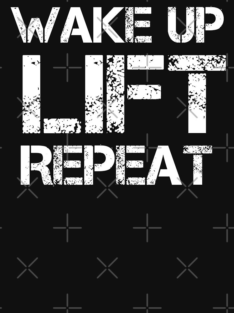 Wake Up, Lift, Repeat : Gym Quote by EnzoVectorism T-Shirts, Hoodie, Sweatshirt | BlankRebels.com (Image 3)