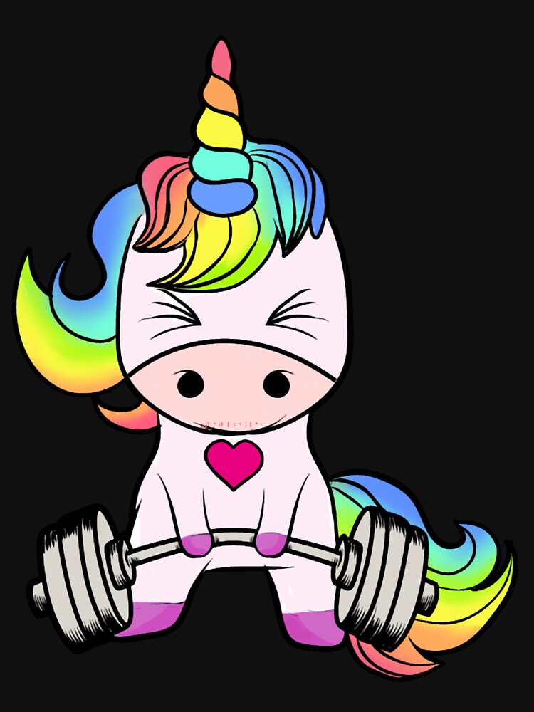 Unicorn Weightlifting by AlaiBer T-Shirts, Hoodie, Sweatshirt | BlankRebels.com (Image 3)