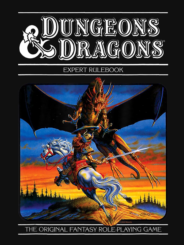 Dungeons & Dragons Vintage Expert Rulebook New by CanleSaltash T-Shirts, Hoodie, Sweatshirt | BlankRebels.com (Image 3)