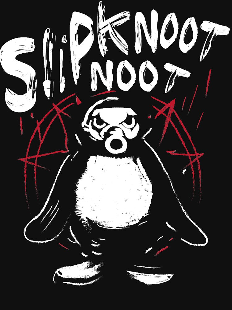 Slipknoot noot penguin death metal goth hard rock by SantinoRuecker T-Shirts, Hoodie, Sweatshirt | BlankRebels.com (Image 3)