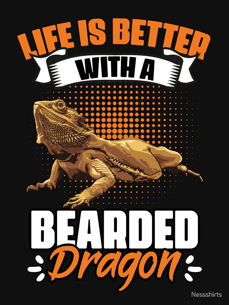 Life Is Better With A Bearded Dragon Funny Reptile Pet Lover by Nessshirts T-Shirts, Hoodie, Sweatshirt (Image 3)