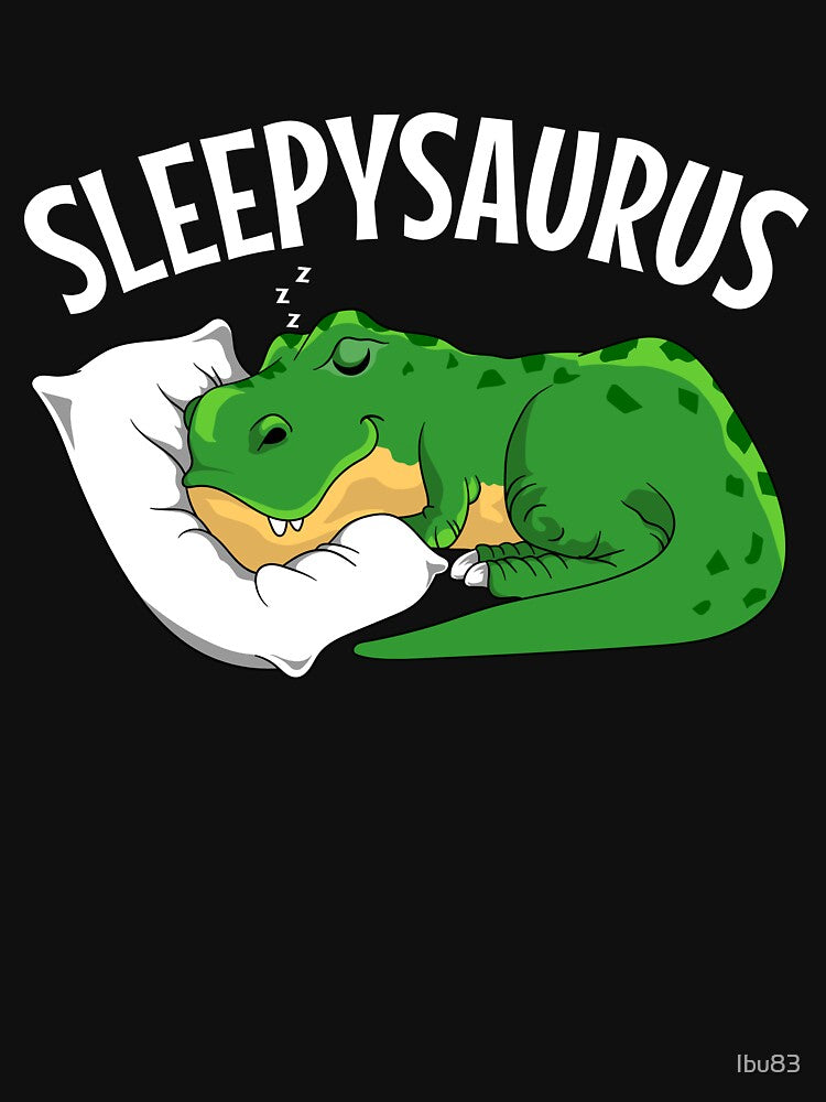 Sleepysaurus Nightshirt Dinosaur pajamas by Ibu83 T-Shirts, Hoodie, Sweatshirt | BlankRebels.com (Image 3)
