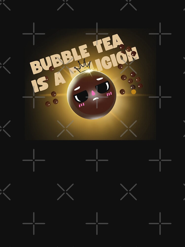 Bubble Tea Is A Religion – Boba King Illustration by liveinbeauty T-Shirts, Hoodie, Sweatshirt | BlankRebels.com (Image 3)