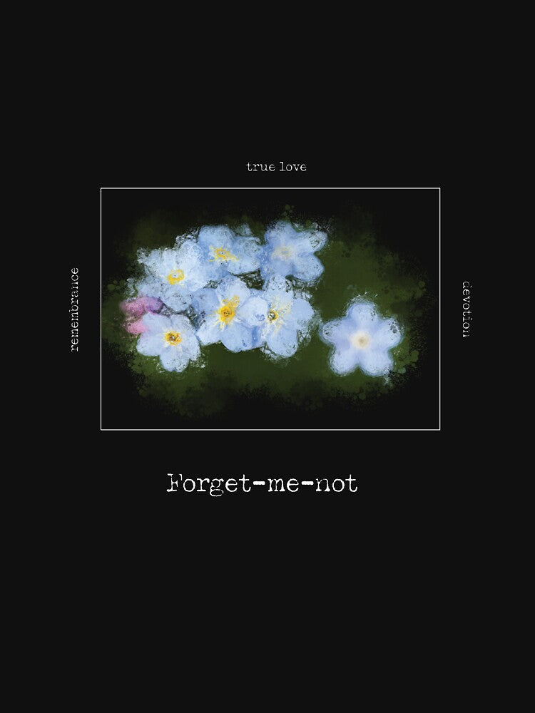 Forget me not meaning by FireflyStudi0s T-Shirts, Hoodie, Sweatshirt | BlankRebels.com (Image 3)