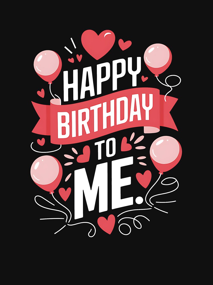 Happy Birthday To Me 1 by VasilisLamArt T-Shirts, Hoodie, Sweatshirt | BlankRebels.com (Image 3)