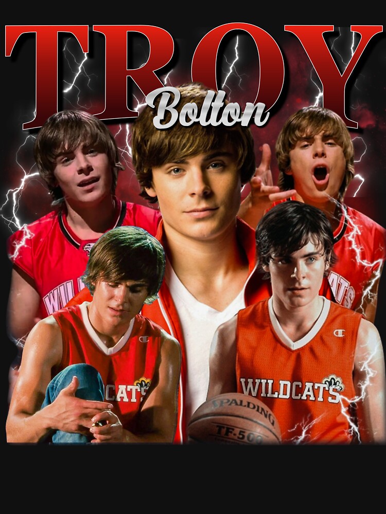 Vintage Troy Bolton The Musical Vintage by zoizen344 T-Shirts, Hoodie, Sweatshirt | BlankRebels.com (Image 3)