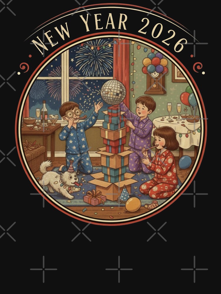Joyful New Year's Eve Sleepover Fun by printsDeck T-Shirts, Hoodie, Sweatshirt | BlankRebels.com (Image 3)