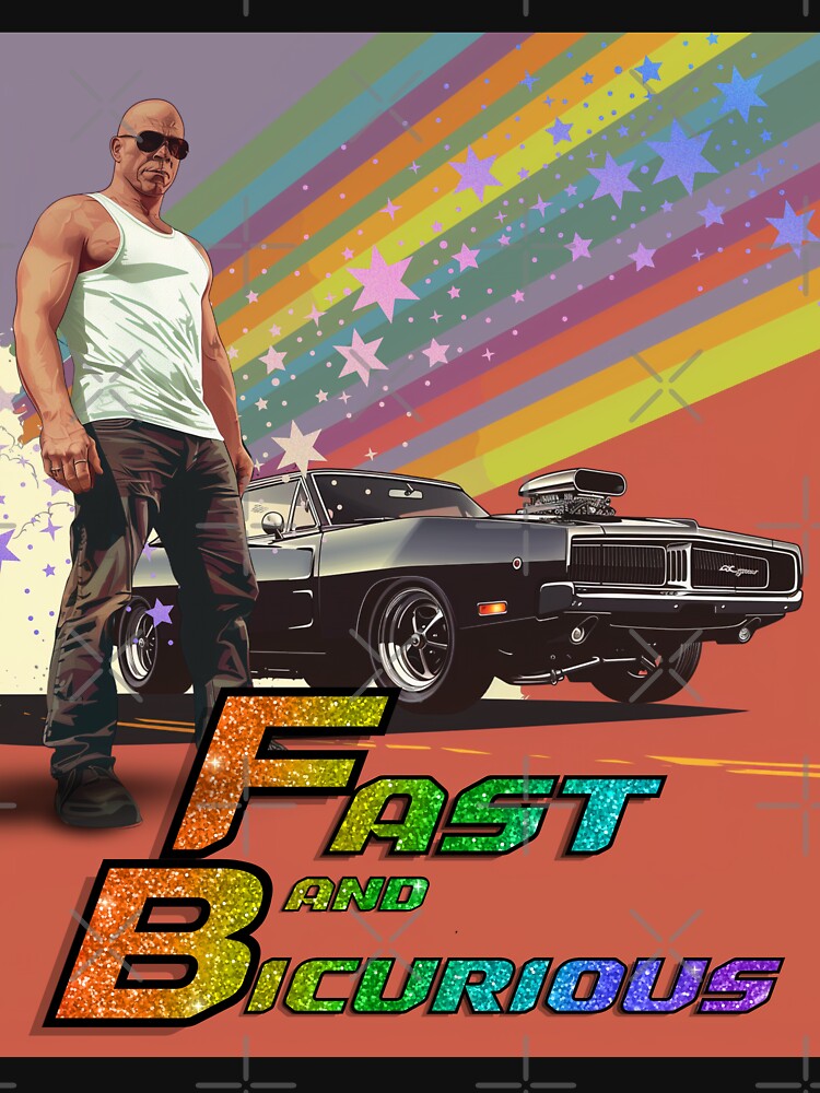fast and bicurious funny lgbtq by Alyn8 T-Shirts, Hoodie, Sweatshirt | BlankRebels.com (Image 3)