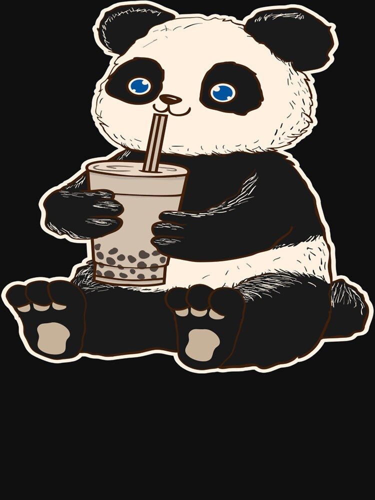 Panda Bear Bubble Tea Boba Animal Drink Giant by Vivarshop T-Shirts, Hoodie, Sweatshirt | BlankRebels.com (Image 3)