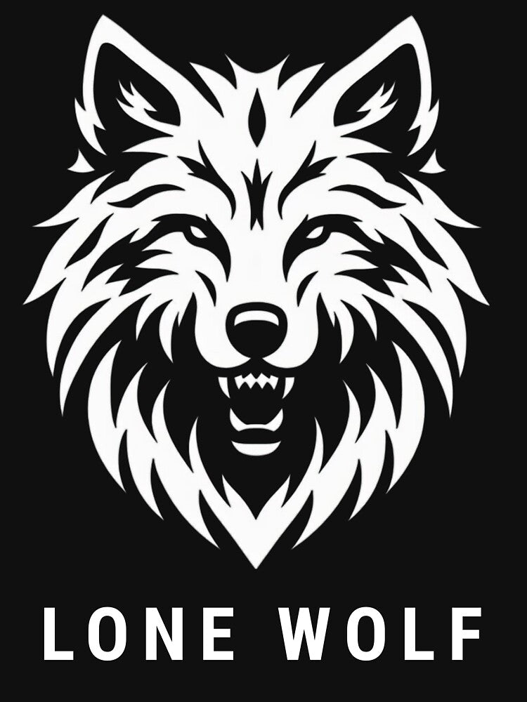 Lone Wolf | Silhoutte Animals by SnuggleSafari T-Shirts, Hoodie, Sweatshirt | BlankRebels.com (Image 3)