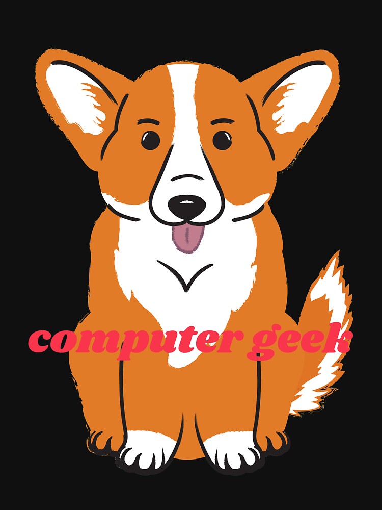 TV Geek Dog Cute Geek Computer  Dog  Luv You by johnrk T-Shirts, Hoodie, Sweatshirt | BlankRebels.com (Image 3)