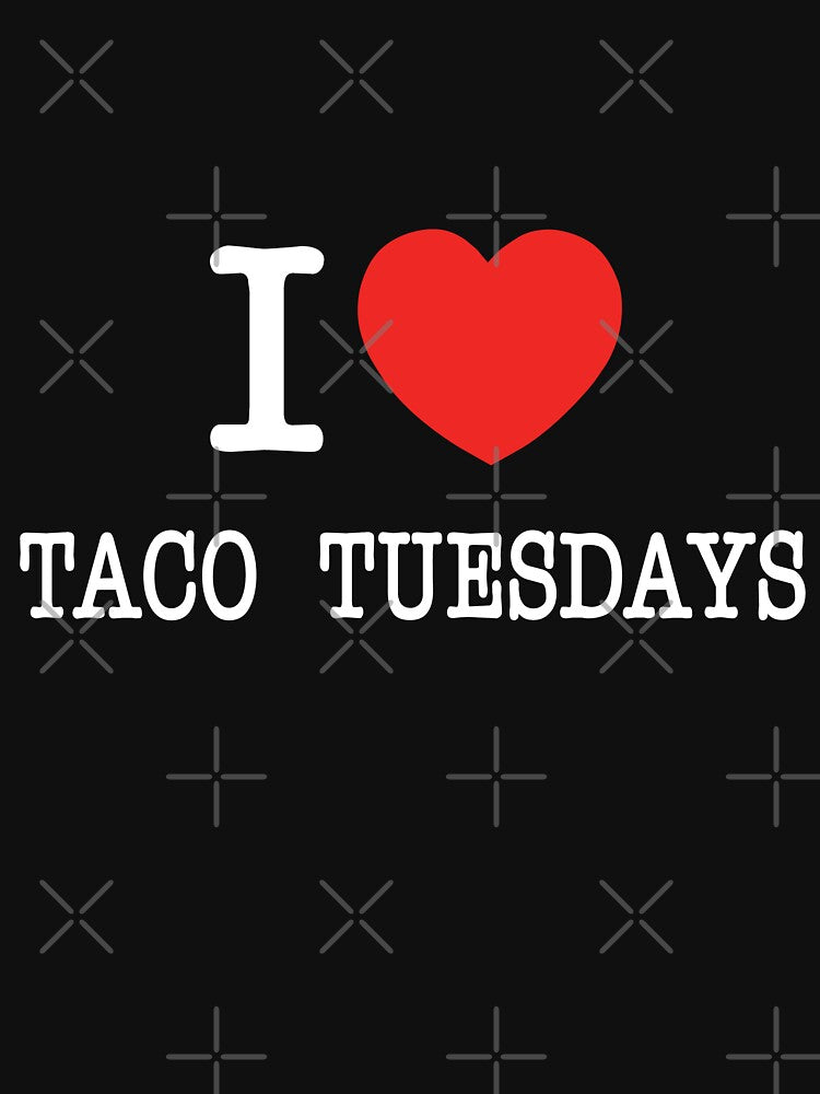 I Love Taco Tuesdays by PaintedPixels01 T-Shirts, Hoodie, Sweatshirt | BlankRebels.com (Image 3)