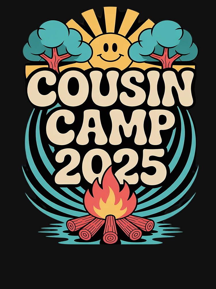 Cousin Camp 2025 Summer Vacation Trip Matching Family by genkihikki T-Shirts, Hoodie, Sweatshirt | BlankRebels.com (Image 3)