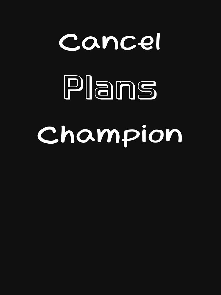 Cancel Plans Champion: Introvert by Lelijo T-Shirts, Hoodie, Sweatshirt | BlankRebels.com (Image 3)