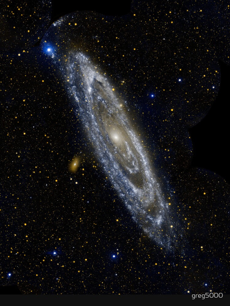 Andromeda Galaxy captured by NASA's Galaxy Evolution Explorer -- Vertical by greg5000 T-Shirts, Hoodie, Sweatshirt (Image 3)