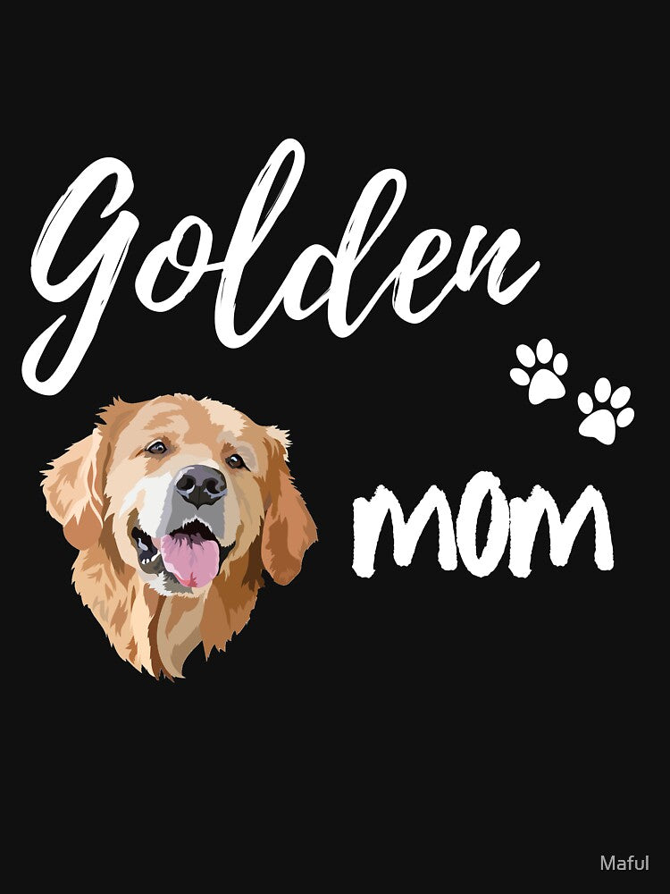 Golden Retriever Mom by Maful T-Shirts, Hoodie, Sweatshirt | BlankRebels.com (Image 3)